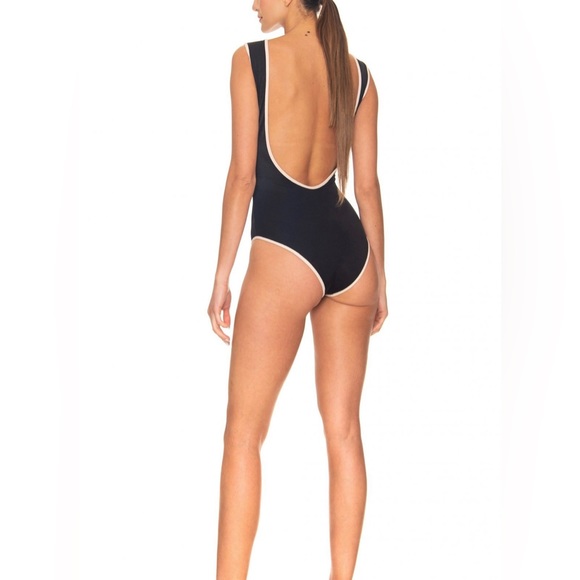 AZULU ONE PIECE BLACK SWIMSUIT NWT - Picture 3 of 8